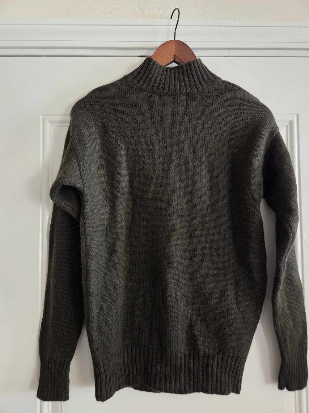 Hummingbird Green Wool Sweater - Picture 6 of 8